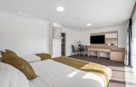 Deluxe Twin Room - desk and TV