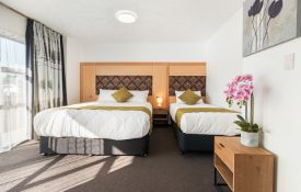 Family Room - queen-size and single beds